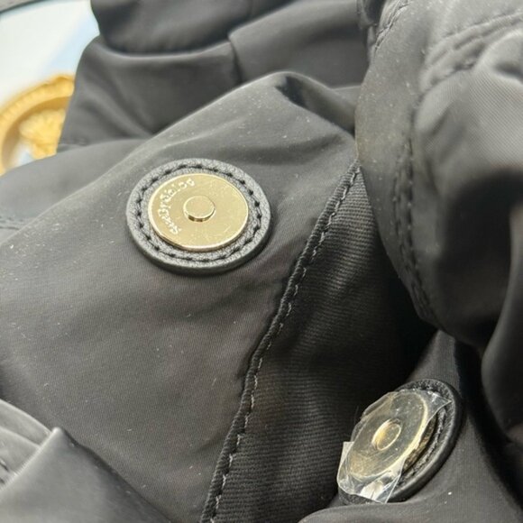 🆕 SEE BY CHLOE 🧿 NWOT Flo Shoulder Bag, Black Nylon - Picture 13 of 16